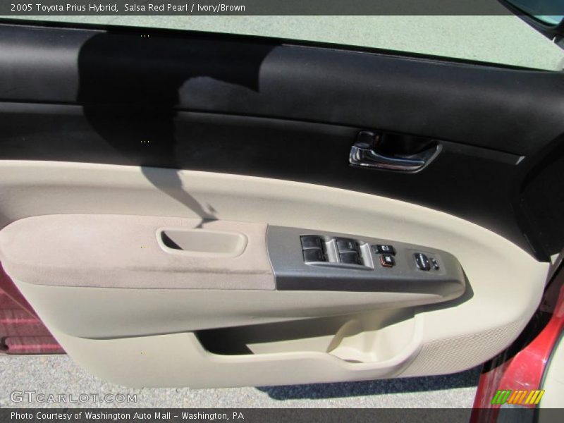 Salsa Red Pearl / Ivory/Brown 2005 Toyota Prius Hybrid