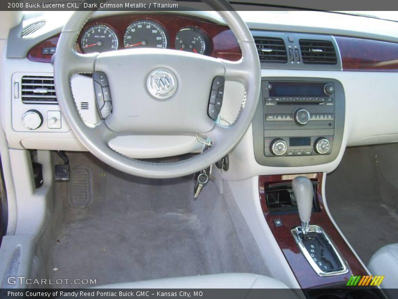 Dark Crimson Metallic / Titanium 2008 Buick Lucerne CXL