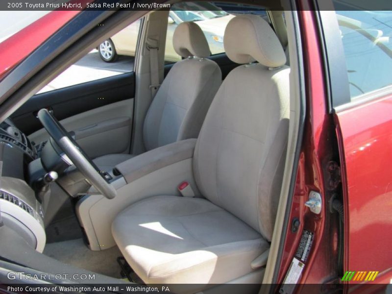 Salsa Red Pearl / Ivory/Brown 2005 Toyota Prius Hybrid