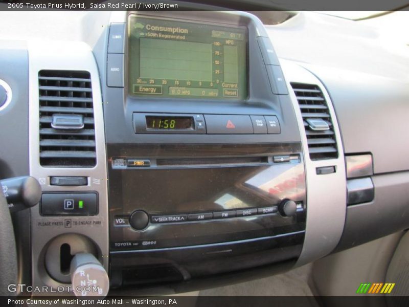 Salsa Red Pearl / Ivory/Brown 2005 Toyota Prius Hybrid