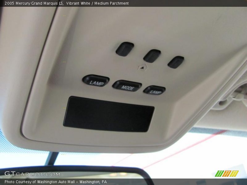 Vibrant White / Medium Parchment 2005 Mercury Grand Marquis LS