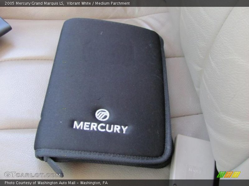 Vibrant White / Medium Parchment 2005 Mercury Grand Marquis LS