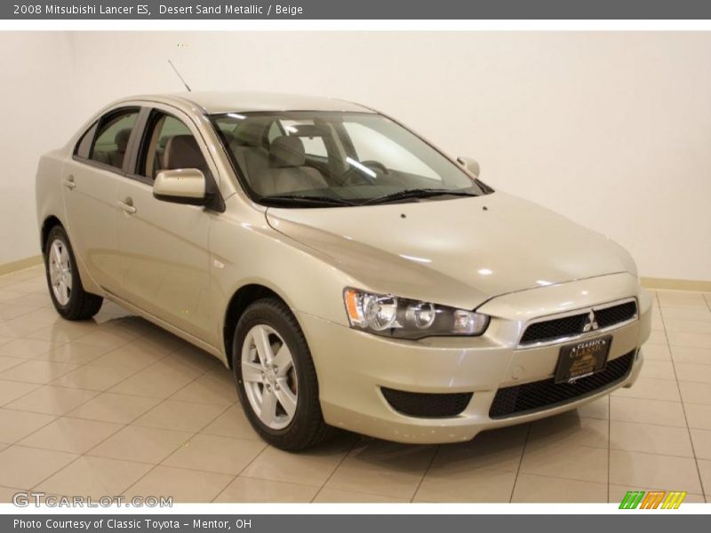 Desert Sand Metallic / Beige 2008 Mitsubishi Lancer ES