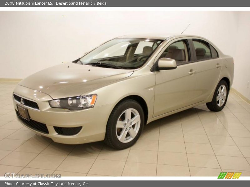 Desert Sand Metallic / Beige 2008 Mitsubishi Lancer ES