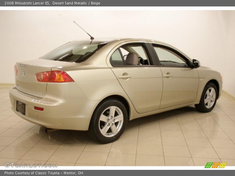 Desert Sand Metallic / Beige 2008 Mitsubishi Lancer ES