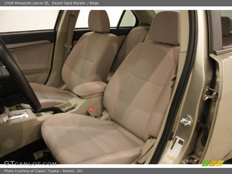 Desert Sand Metallic / Beige 2008 Mitsubishi Lancer ES