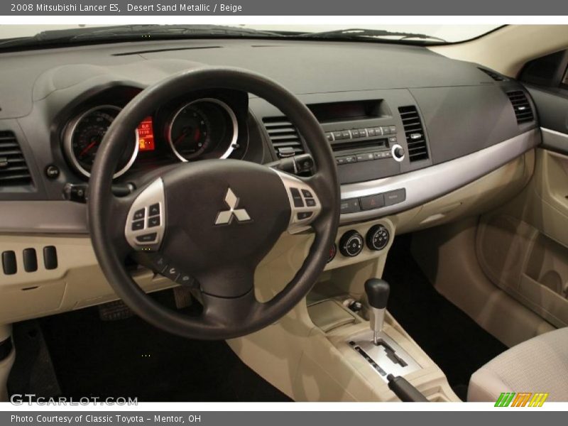 Desert Sand Metallic / Beige 2008 Mitsubishi Lancer ES