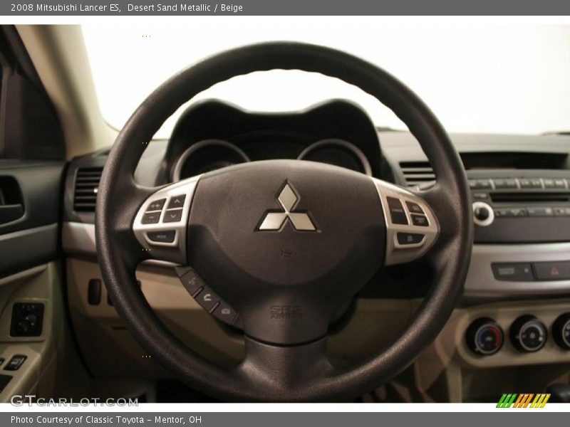 Desert Sand Metallic / Beige 2008 Mitsubishi Lancer ES