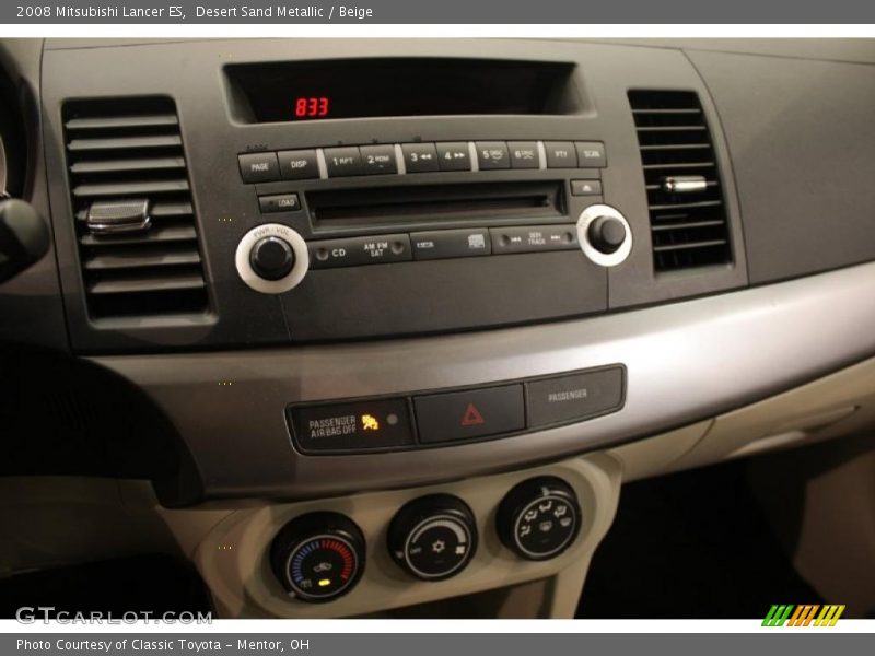 Desert Sand Metallic / Beige 2008 Mitsubishi Lancer ES