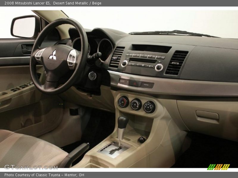 Desert Sand Metallic / Beige 2008 Mitsubishi Lancer ES