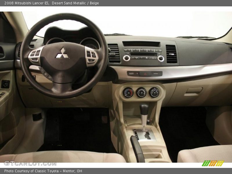 Desert Sand Metallic / Beige 2008 Mitsubishi Lancer ES