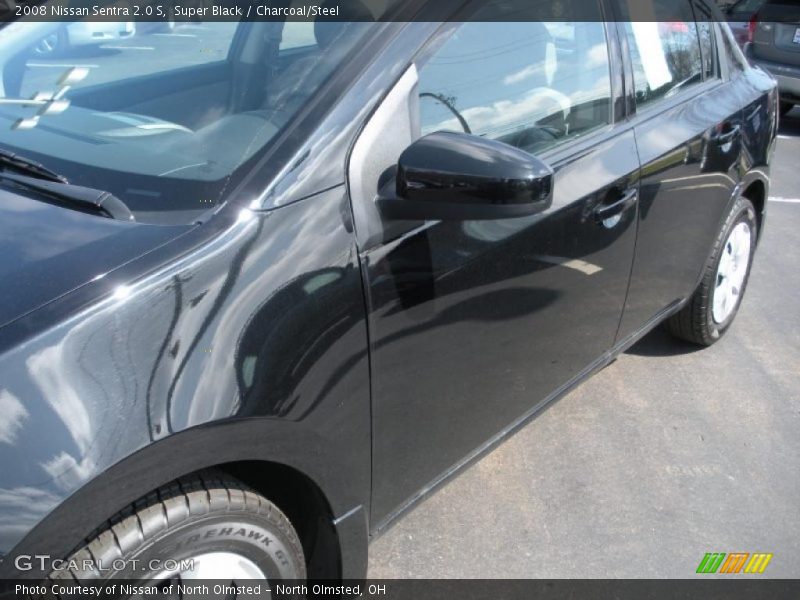 Super Black / Charcoal/Steel 2008 Nissan Sentra 2.0 S