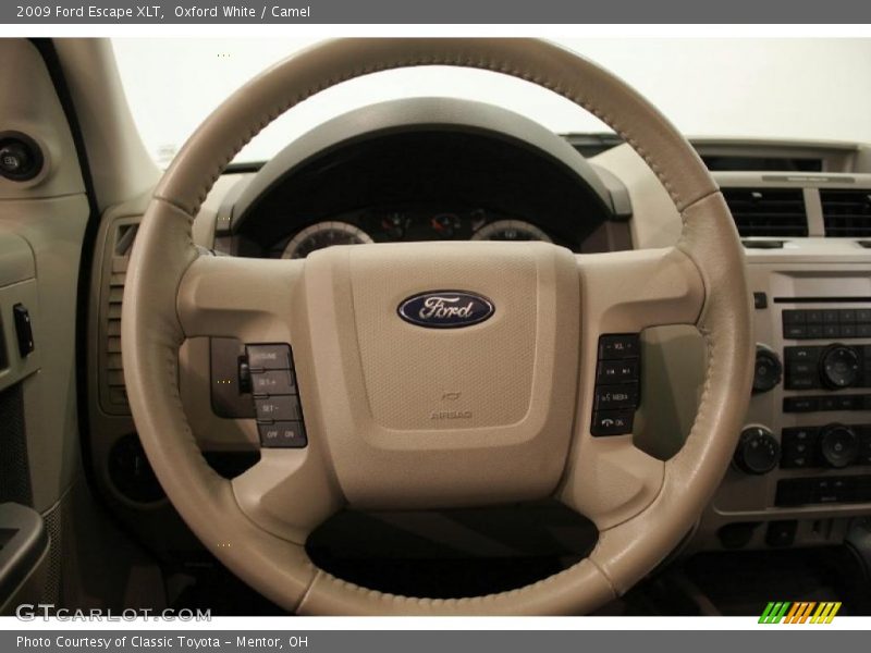 Oxford White / Camel 2009 Ford Escape XLT