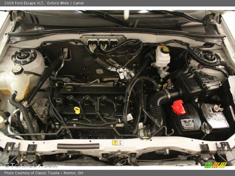 Oxford White / Camel 2009 Ford Escape XLT