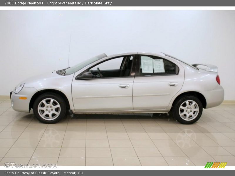 Bright Silver Metallic / Dark Slate Gray 2005 Dodge Neon SXT