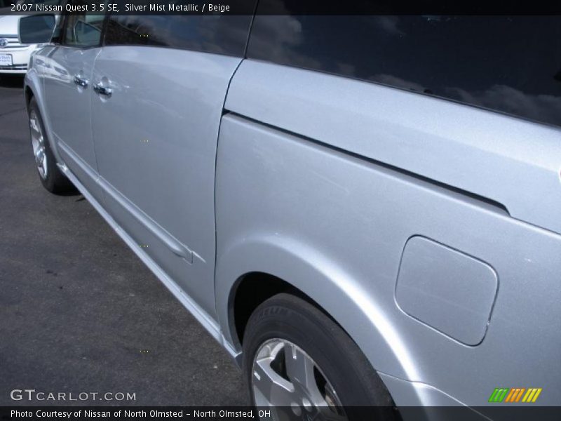 Silver Mist Metallic / Beige 2007 Nissan Quest 3.5 SE