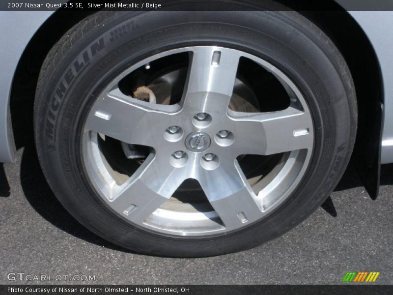 Silver Mist Metallic / Beige 2007 Nissan Quest 3.5 SE