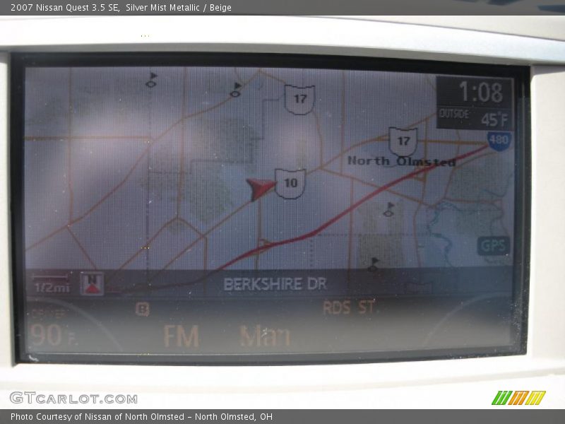 Silver Mist Metallic / Beige 2007 Nissan Quest 3.5 SE