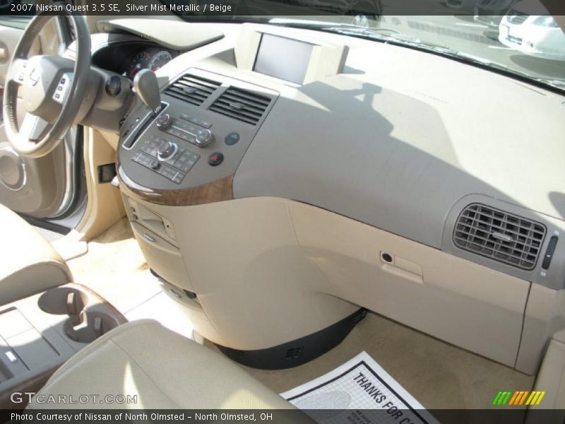 Silver Mist Metallic / Beige 2007 Nissan Quest 3.5 SE