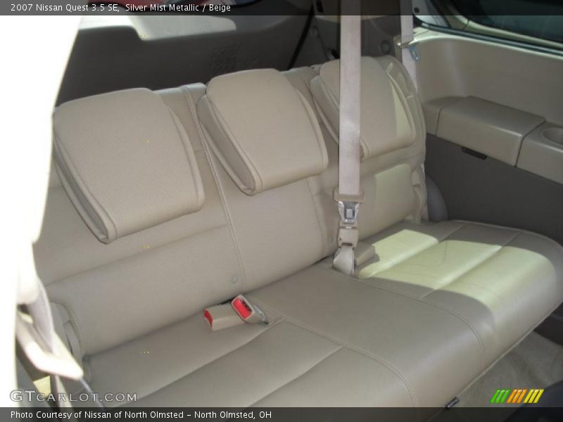 Silver Mist Metallic / Beige 2007 Nissan Quest 3.5 SE