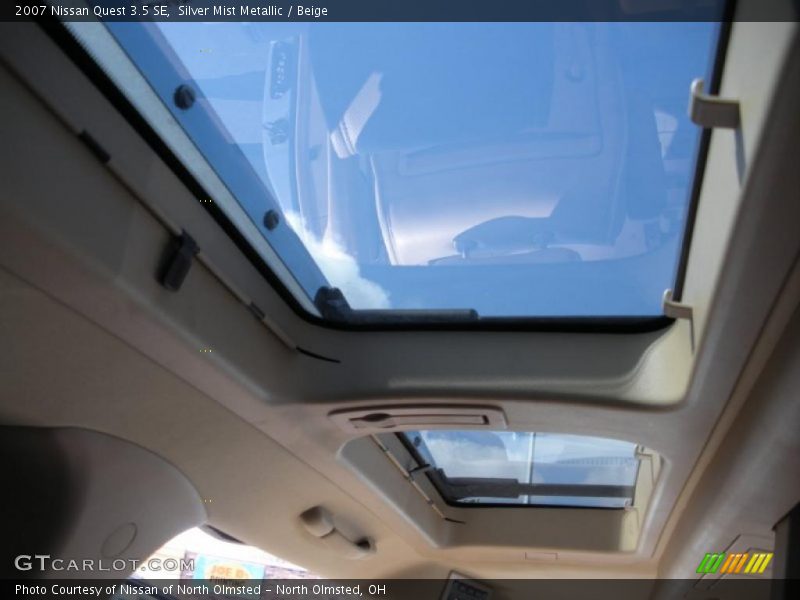 Silver Mist Metallic / Beige 2007 Nissan Quest 3.5 SE