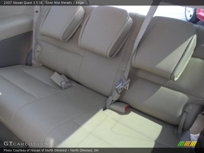 Silver Mist Metallic / Beige 2007 Nissan Quest 3.5 SE