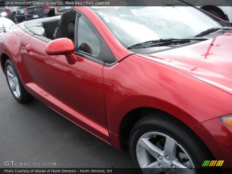 Rave Red / Dark Charcoal 2008 Mitsubishi Eclipse Spyder GS