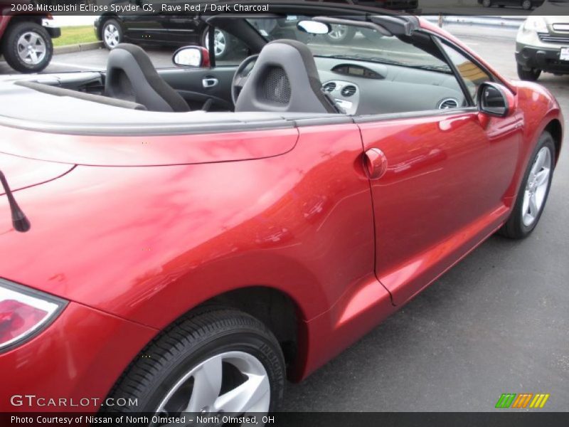 Rave Red / Dark Charcoal 2008 Mitsubishi Eclipse Spyder GS