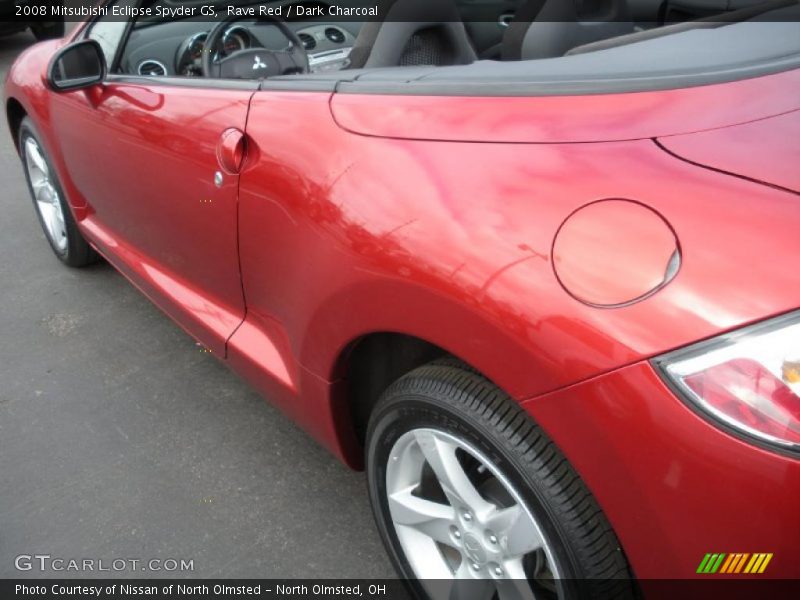 Rave Red / Dark Charcoal 2008 Mitsubishi Eclipse Spyder GS