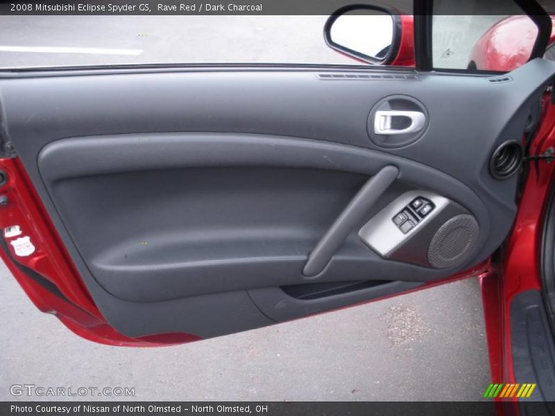 Rave Red / Dark Charcoal 2008 Mitsubishi Eclipse Spyder GS