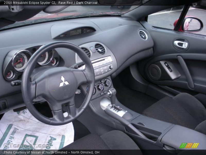 Rave Red / Dark Charcoal 2008 Mitsubishi Eclipse Spyder GS