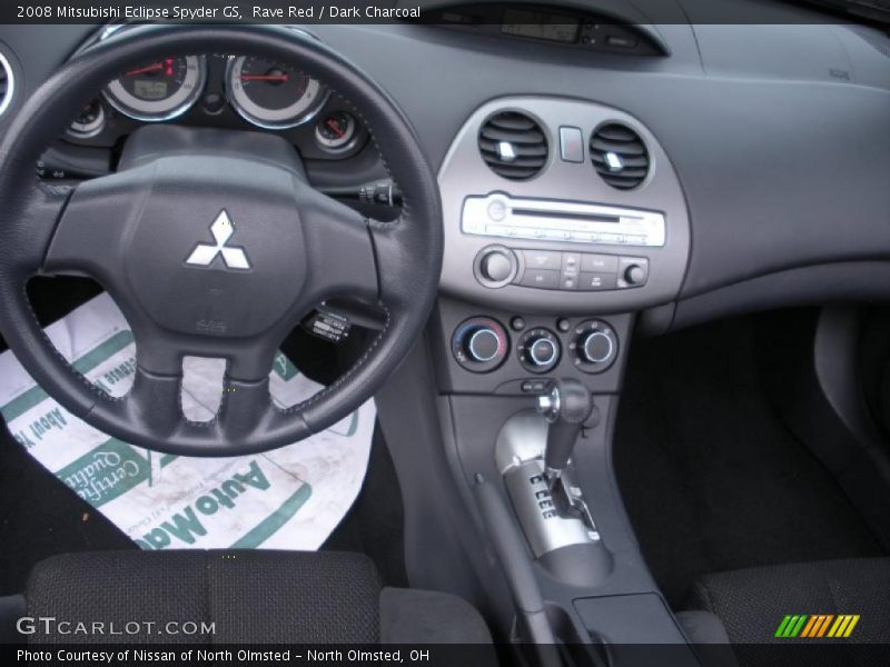 Rave Red / Dark Charcoal 2008 Mitsubishi Eclipse Spyder GS