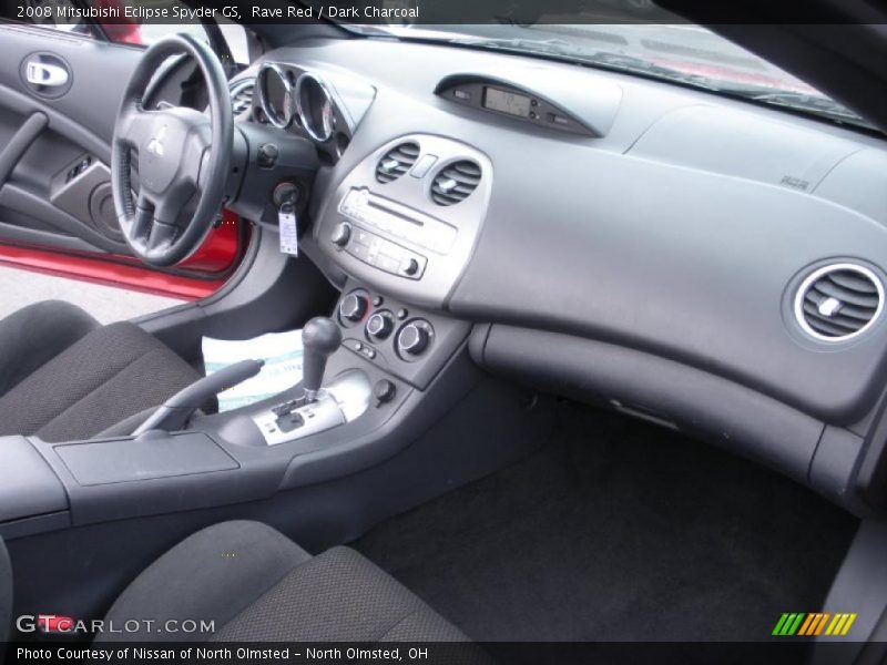 Rave Red / Dark Charcoal 2008 Mitsubishi Eclipse Spyder GS