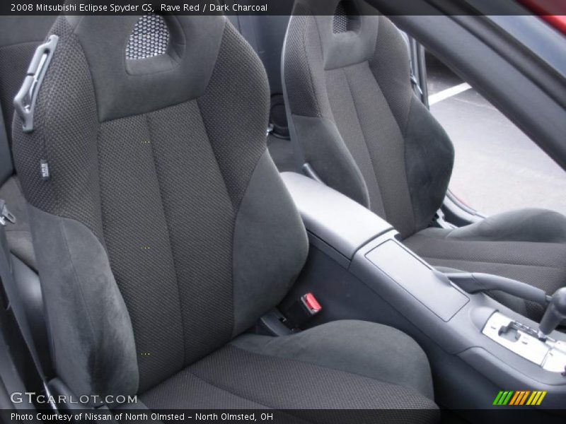 Rave Red / Dark Charcoal 2008 Mitsubishi Eclipse Spyder GS