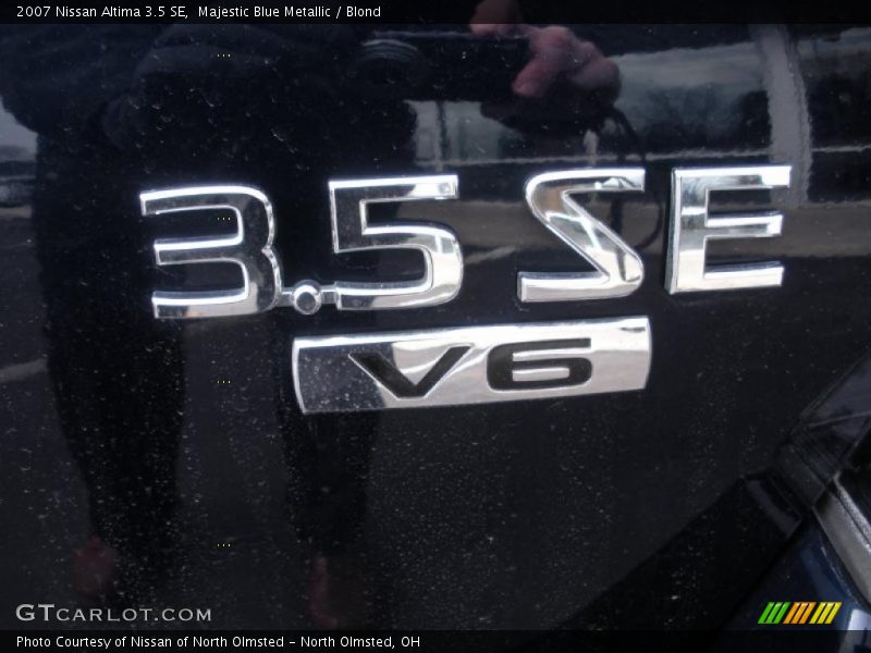 Majestic Blue Metallic / Blond 2007 Nissan Altima 3.5 SE