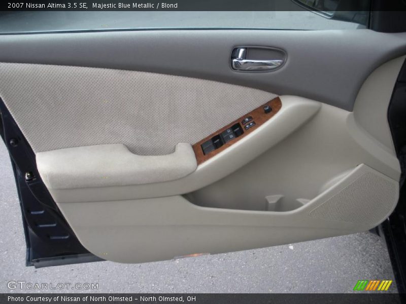 Majestic Blue Metallic / Blond 2007 Nissan Altima 3.5 SE