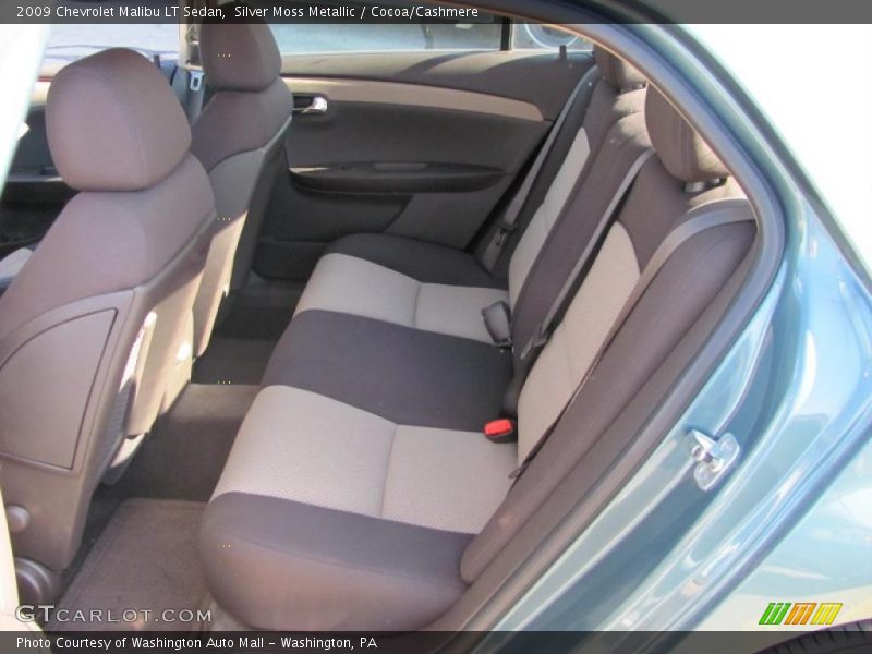 Silver Moss Metallic / Cocoa/Cashmere 2009 Chevrolet Malibu LT Sedan
