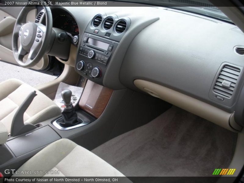 Majestic Blue Metallic / Blond 2007 Nissan Altima 3.5 SE