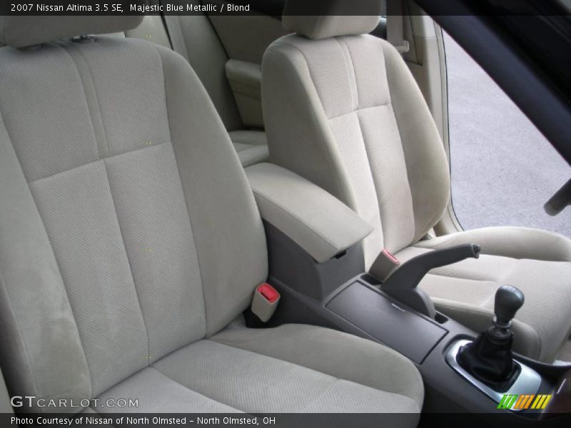 Majestic Blue Metallic / Blond 2007 Nissan Altima 3.5 SE