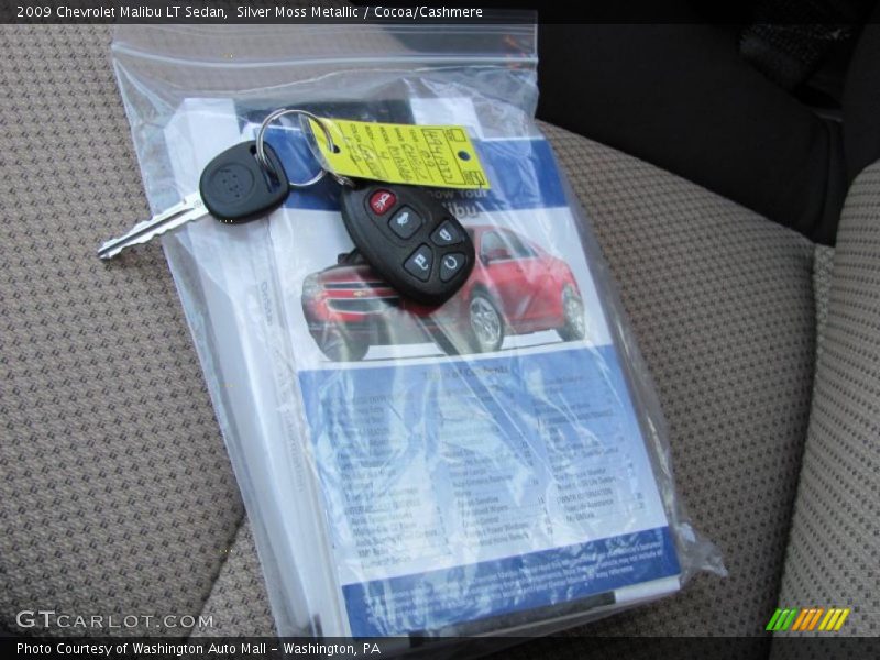 Silver Moss Metallic / Cocoa/Cashmere 2009 Chevrolet Malibu LT Sedan