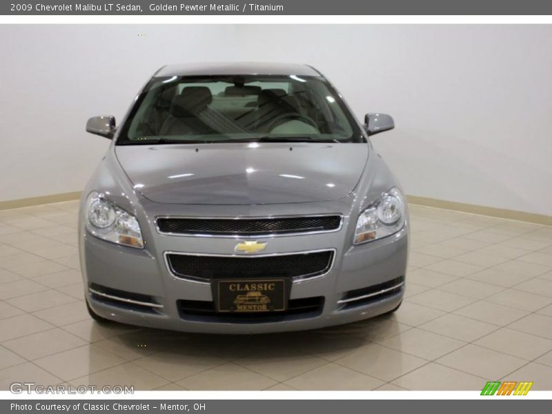 Golden Pewter Metallic / Titanium 2009 Chevrolet Malibu LT Sedan