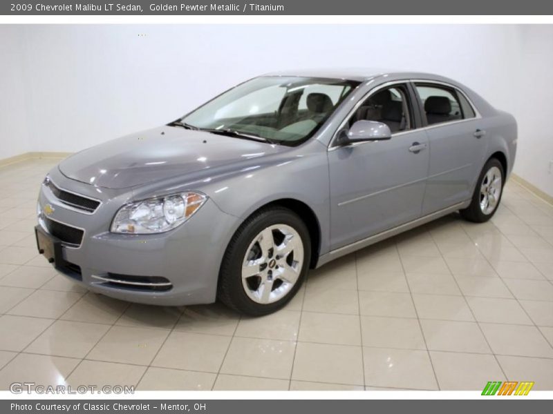 Golden Pewter Metallic / Titanium 2009 Chevrolet Malibu LT Sedan