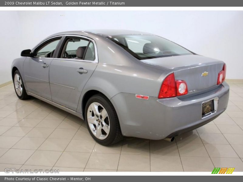 Golden Pewter Metallic / Titanium 2009 Chevrolet Malibu LT Sedan