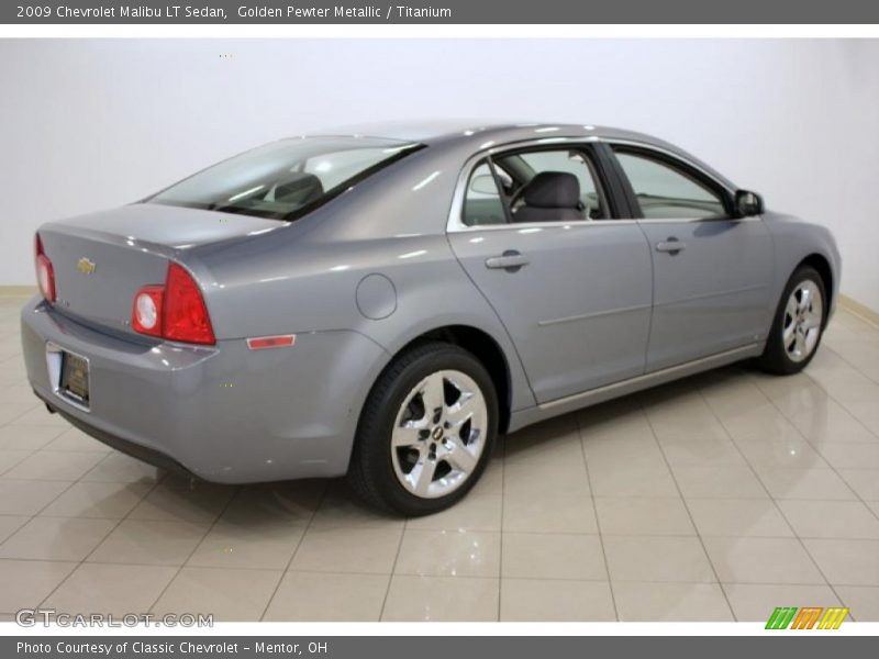 Golden Pewter Metallic / Titanium 2009 Chevrolet Malibu LT Sedan