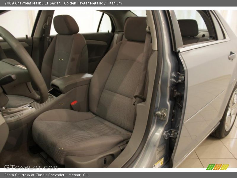 Golden Pewter Metallic / Titanium 2009 Chevrolet Malibu LT Sedan