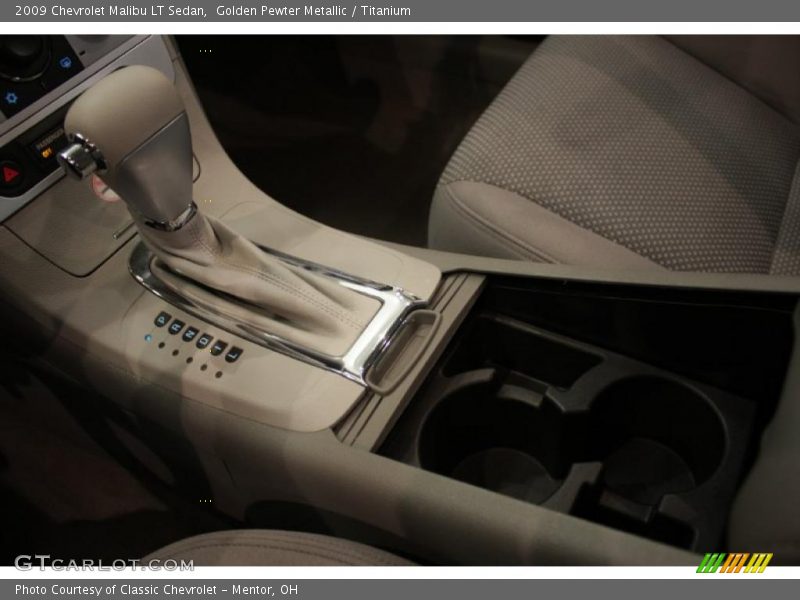 Golden Pewter Metallic / Titanium 2009 Chevrolet Malibu LT Sedan
