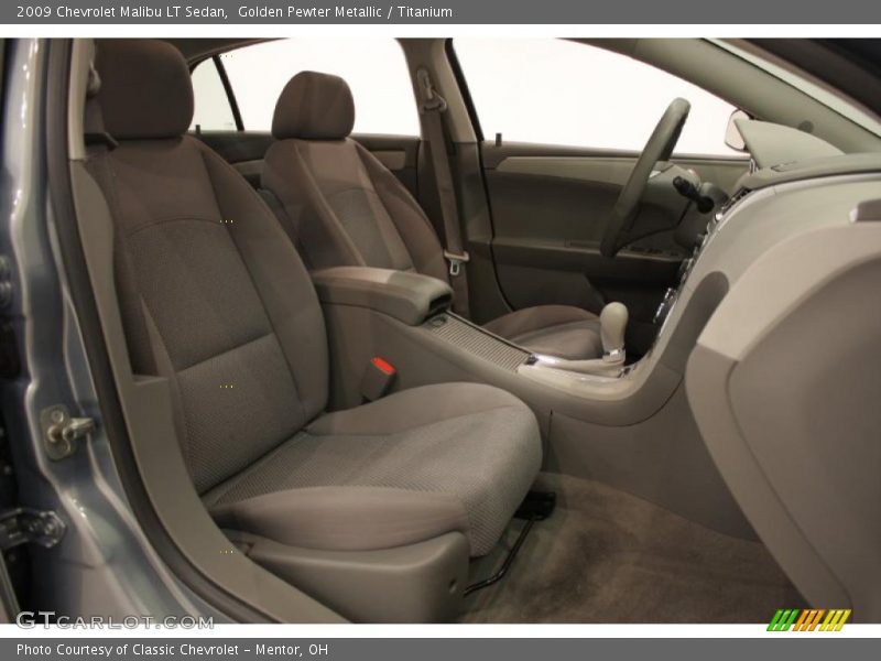 Golden Pewter Metallic / Titanium 2009 Chevrolet Malibu LT Sedan
