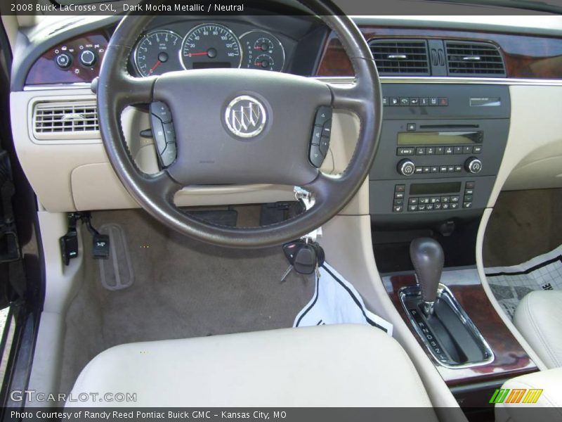Dark Mocha Metallic / Neutral 2008 Buick LaCrosse CXL