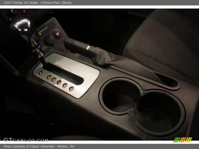Crimson Red / Ebony 2007 Pontiac G6 Sedan
