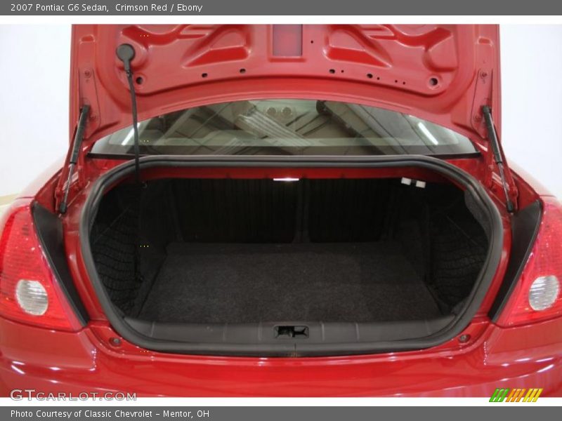 Crimson Red / Ebony 2007 Pontiac G6 Sedan